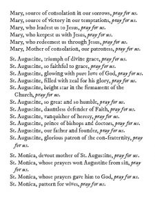 Saints Augustine and Monica Book of Prayers