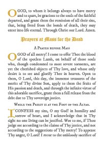 Holy Souls Prayers and Devotions