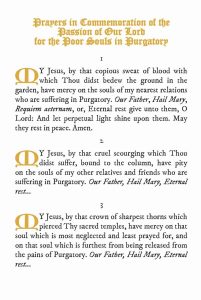 Holy Souls Prayers and Devotions